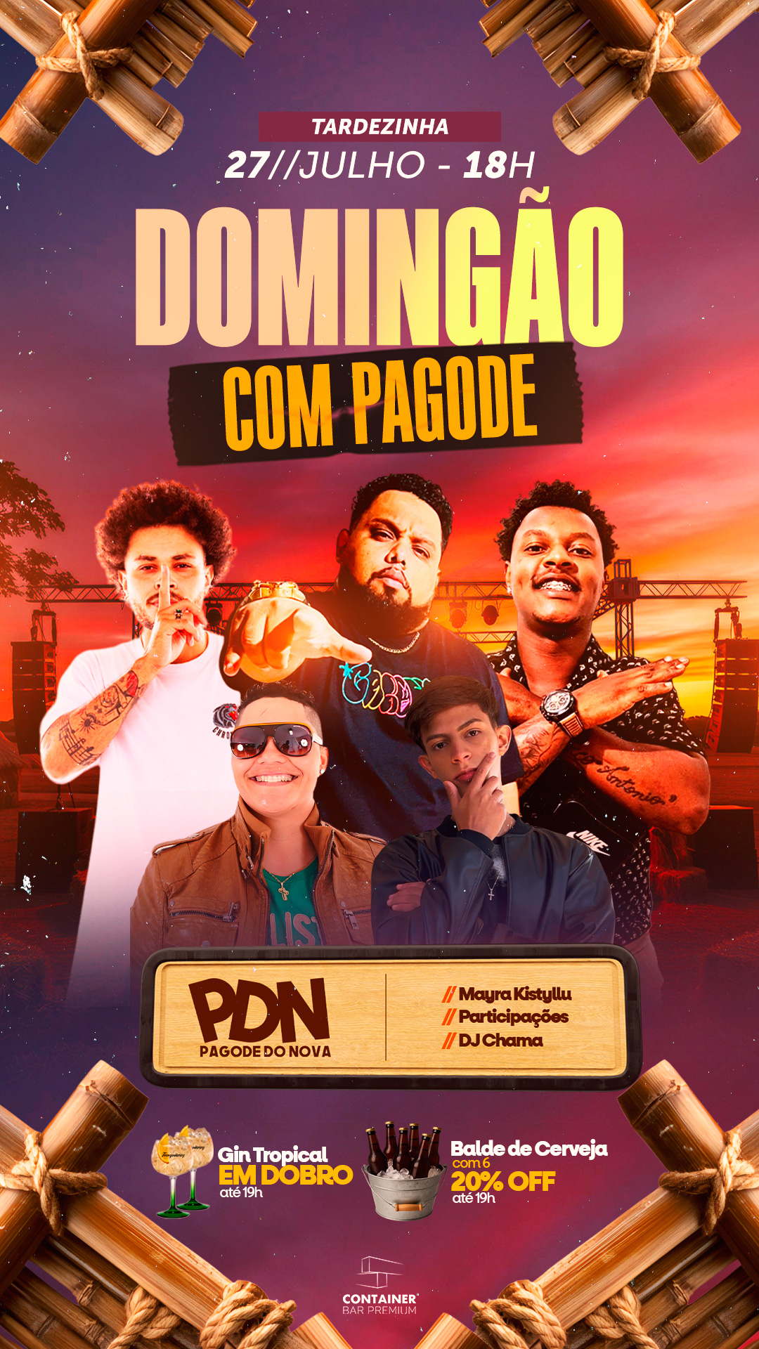 DOMINGÃO COM PAGODE