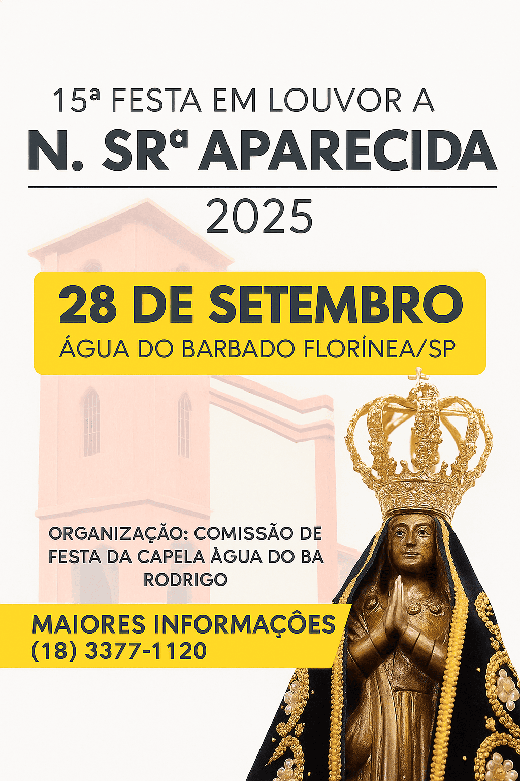 15º FESTA EM LOUVOR - A N. SRª. APARECIDA