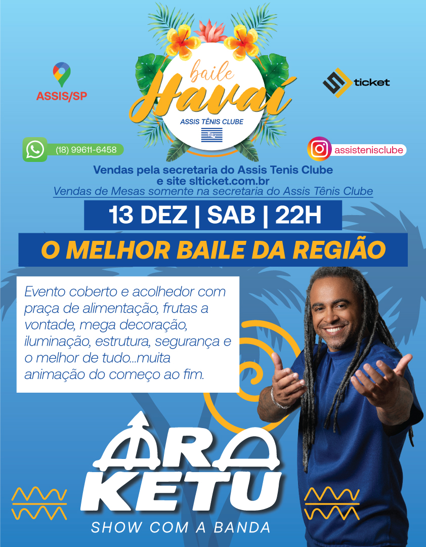 Baile do Havaí - Tênis Clube 2025