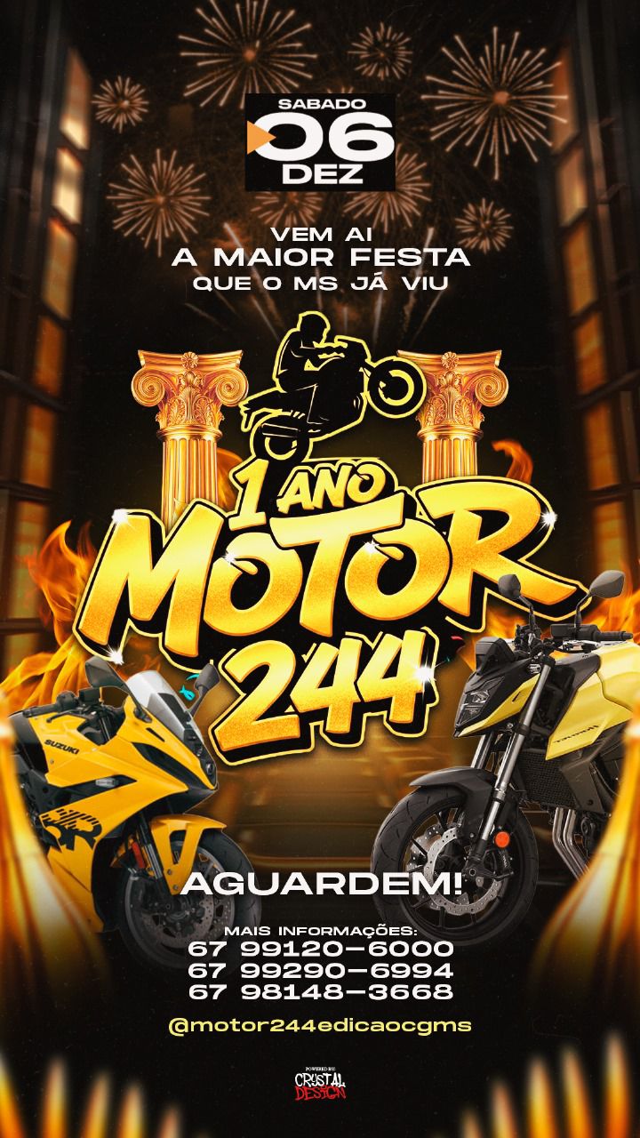 MOTOR 244 - ANIVERSÁRIO DE 1 ANO